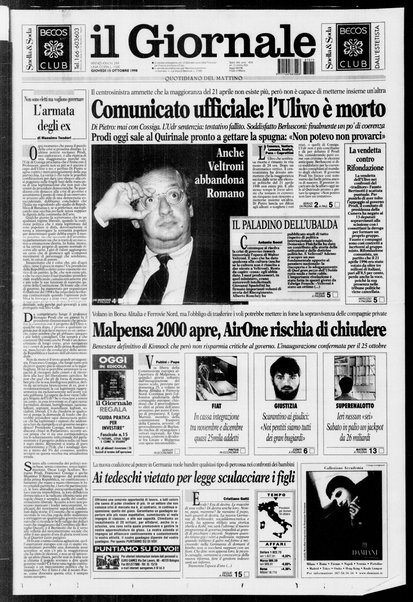 Il giornale : quotidiano del mattino